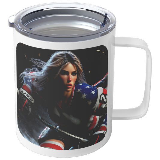 Woman Ice Hockey Player - Coffee Mug #31