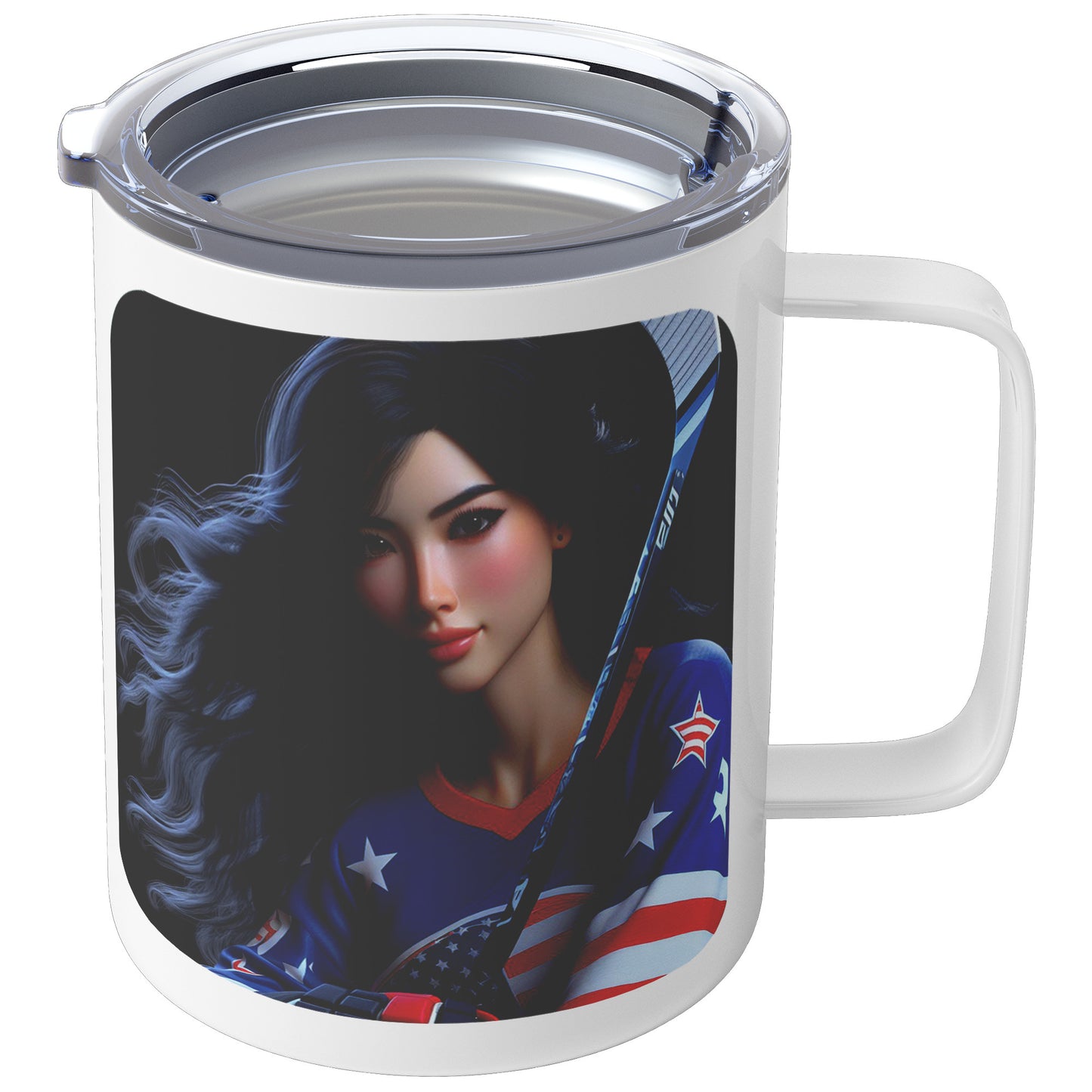 Woman Ice Hockey Player - Coffee Mug #32