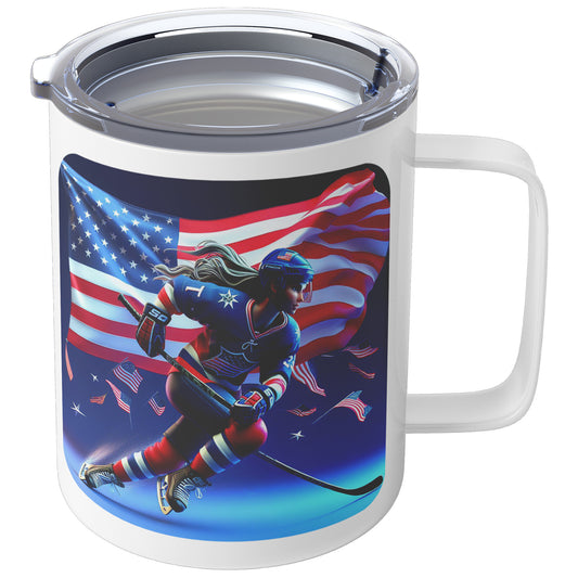 Woman Ice Hockey Player - Coffee Mug #37