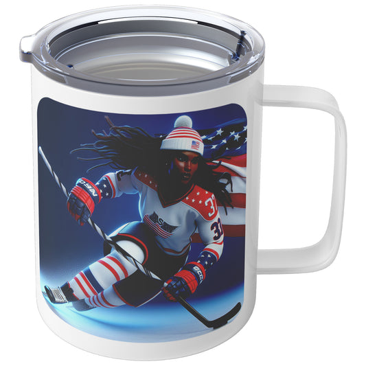 Woman Ice Hockey Player - Coffee Mug #44