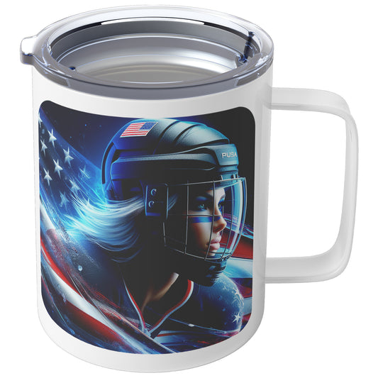 Woman Ice Hockey Player - Coffee Mug #45