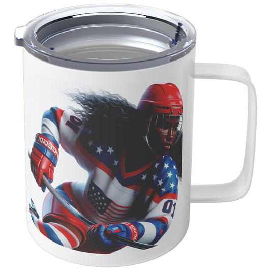 Woman Ice Hockey Player - Coffee Mug #49