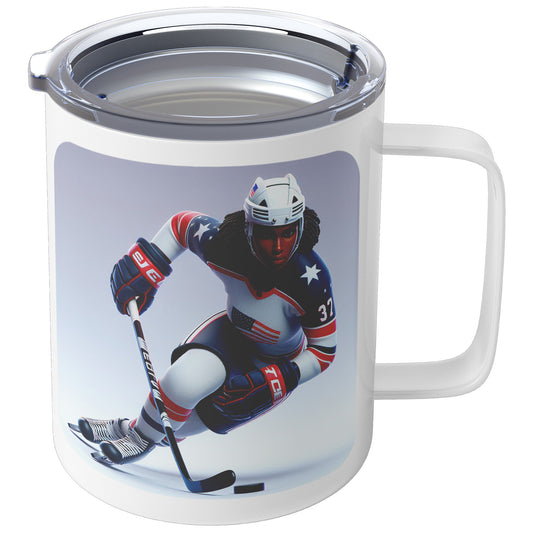 Woman Ice Hockey Player - Coffee Mug #50