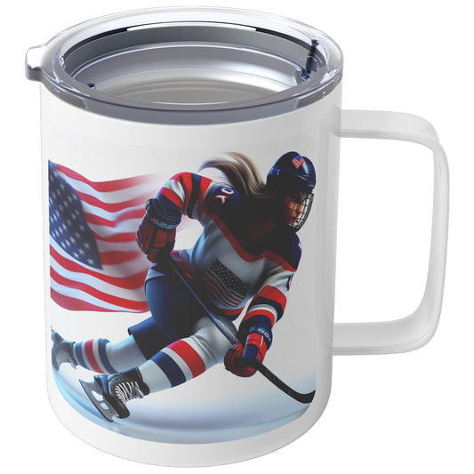 Woman Ice Hockey Player - Coffee Mug #51