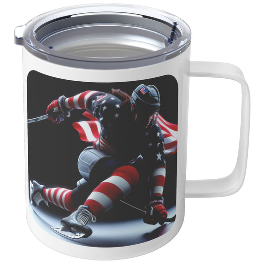 Woman Ice Hockey Player - Coffee Mug #53