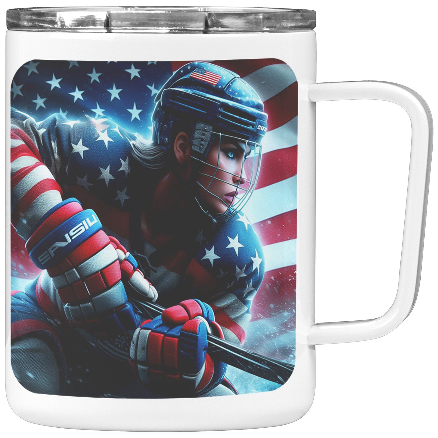 Woman Ice Hockey Player - Coffee Mug #55