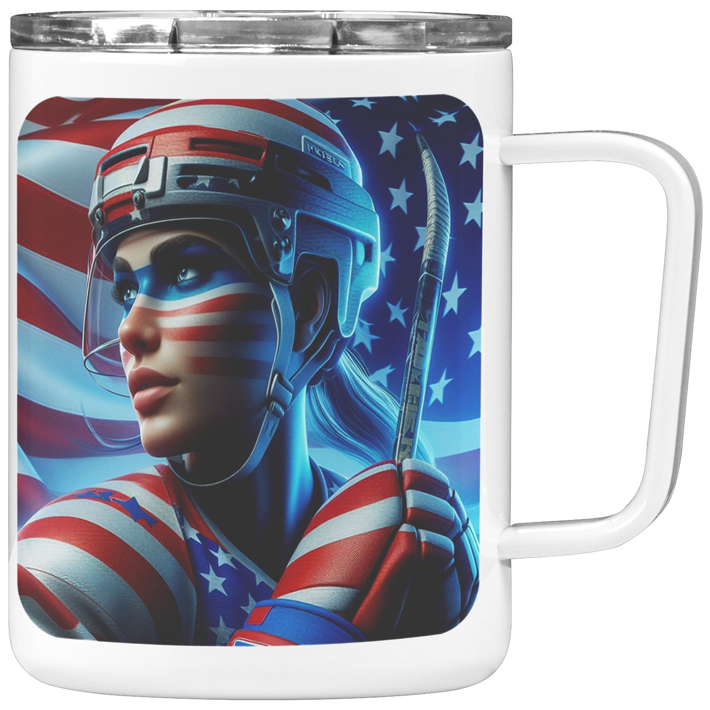 Woman Ice Hockey Player - Coffee Mug #56