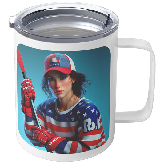 Woman Ice Hockey Player - Coffee Mug #58