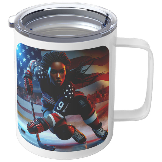 Woman Ice Hockey Player - Coffee Mug #8