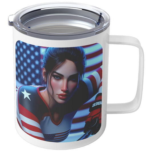 Woman Ice Hockey Player - Coffee Mug #2