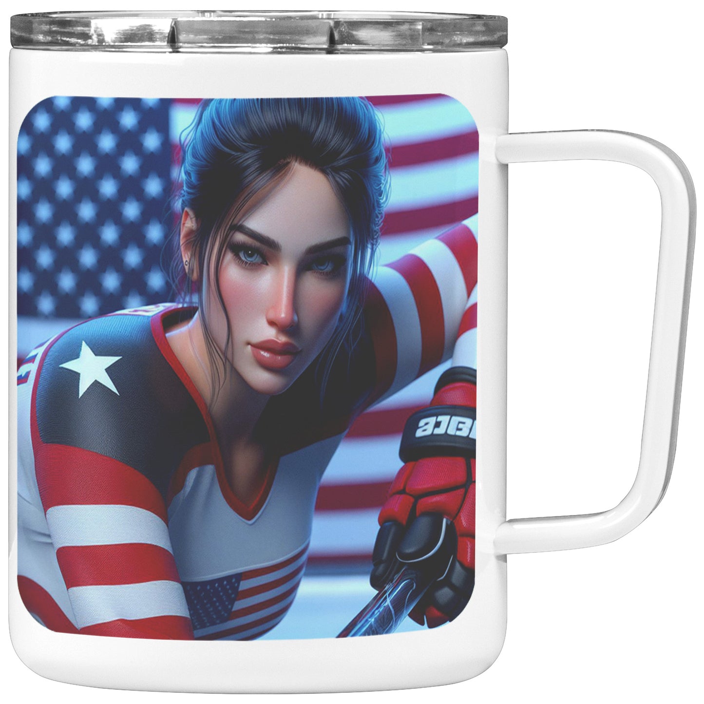Woman Ice Hockey Player - Coffee Mug #2