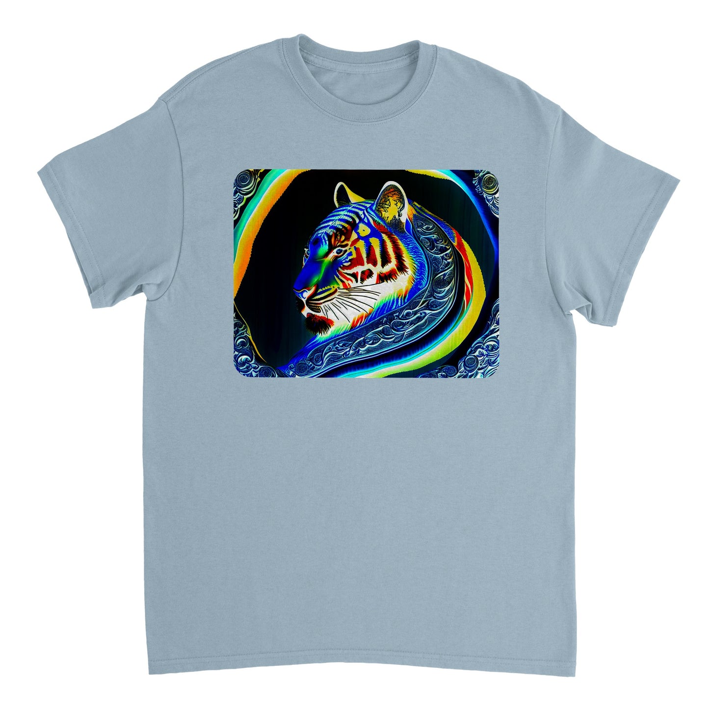 Rainbow Colors Animal - Heavyweight Unisex Crewneck T-shirt 16