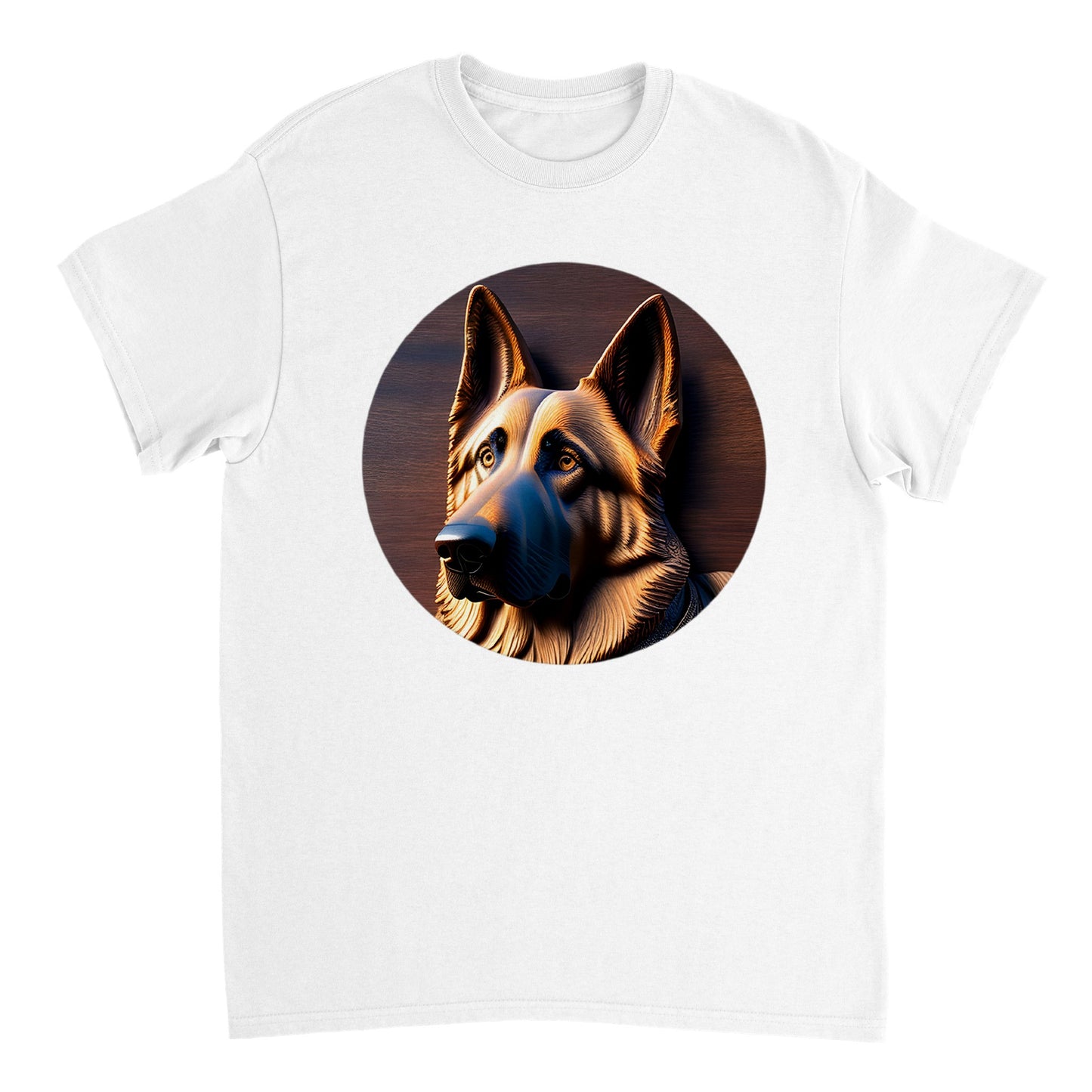 3D Wooden Animal Art - Heavyweight Unisex Crewneck T-shirt 21