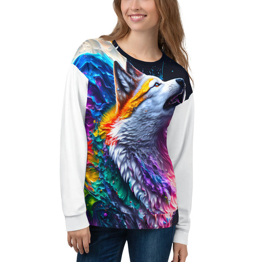 Animal Splash Paint Art - Unisex Sweatshirt 9