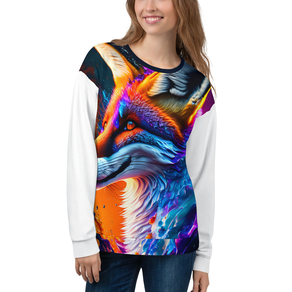 Animal Splash Paint Art - Unisex Sweatshirt 17
