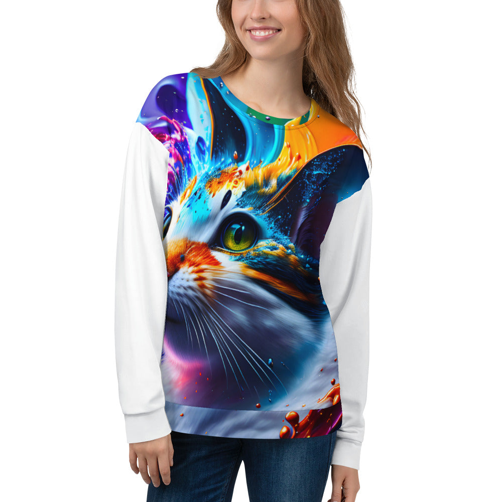 Animal Splash Paint Art - Unisex Sweatshirt 35