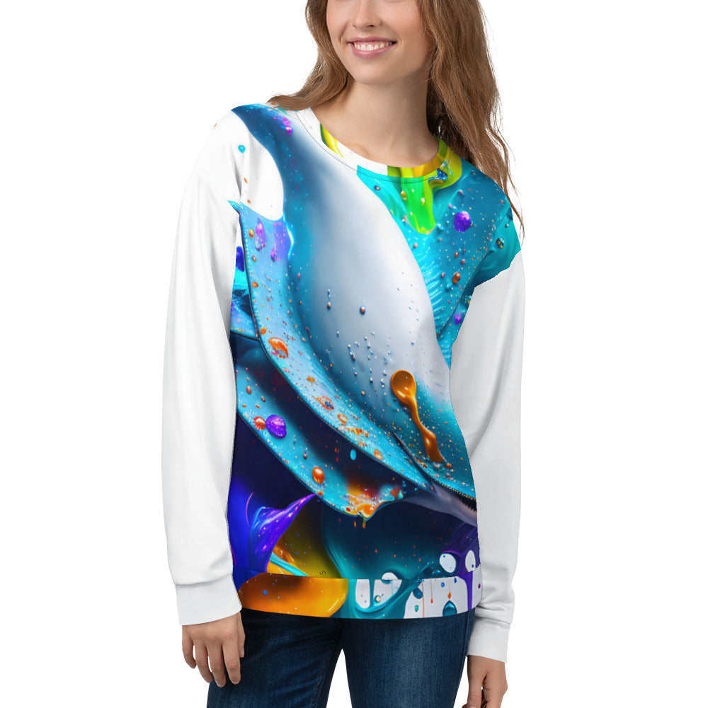 Animal Splash Paint Art - Unisex Sweatshirt 38