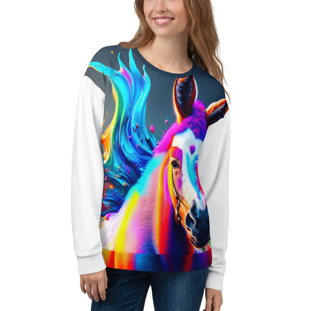 Animal Splash Paint Art - Unisex Sweatshirt 48