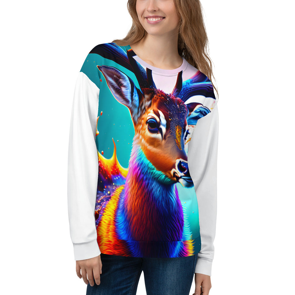 Animal Splash Paint Art - Unisex Sweatshirt 55