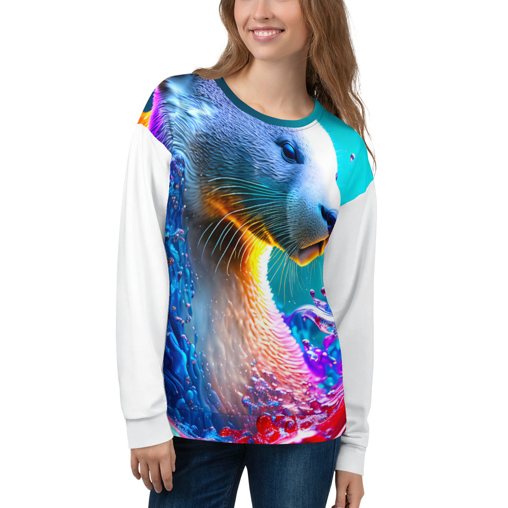 Animal Splash Paint Art - Unisex Sweatshirt 57