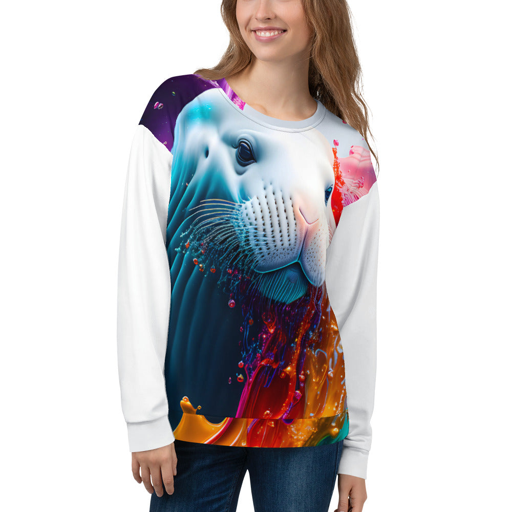 Animal Splash Paint Art - Unisex Sweatshirt 60