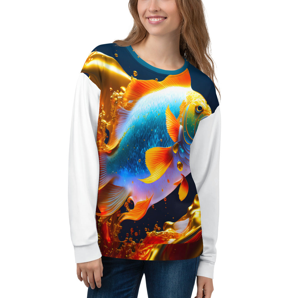 Animal Splash Paint Art - Unisex Sweatshirt 69