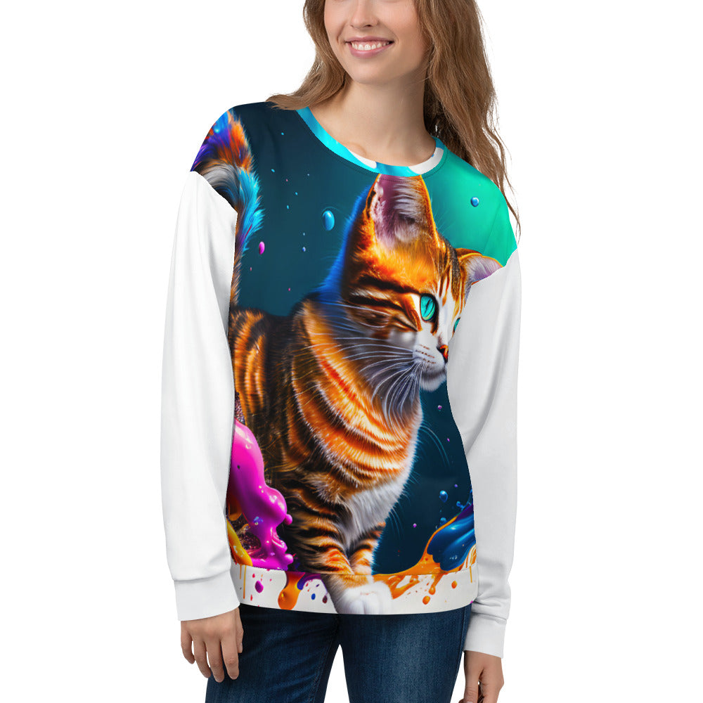 Animal Splash Paint Art - Unisex Sweatshirt 87