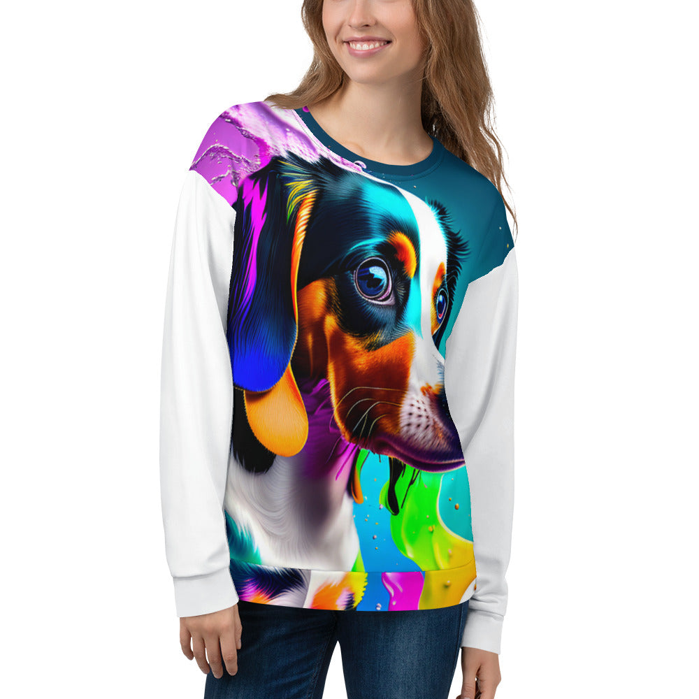 Animal Splash Paint Art - Unisex Sweatshirt 107