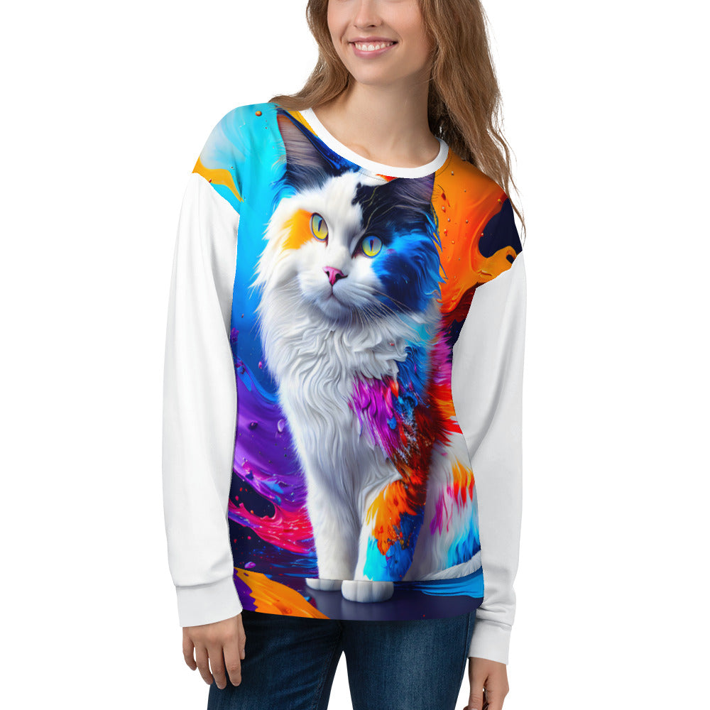 Animal Splash Paint Art - Unisex Sweatshirt 124