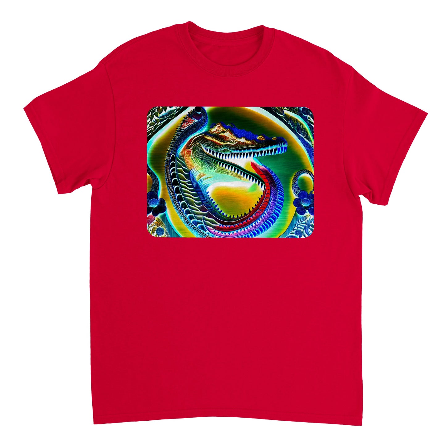 Rainbow Colors Animal - Heavyweight Unisex Crewneck T-shirt 12