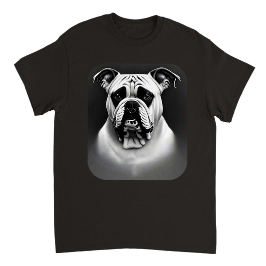 Animal Pencil Art - Heavyweight Unisex Crewneck T-shirt 4