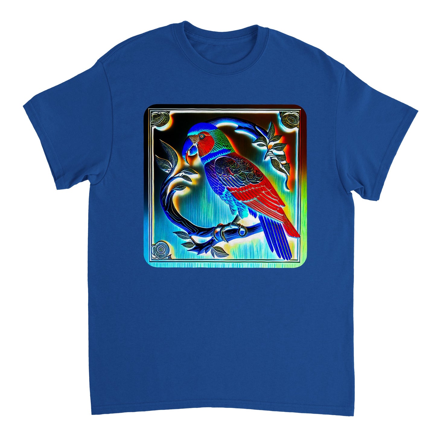 Rainbow Colors Animal - Heavyweight Unisex Crewneck T-shirt 3