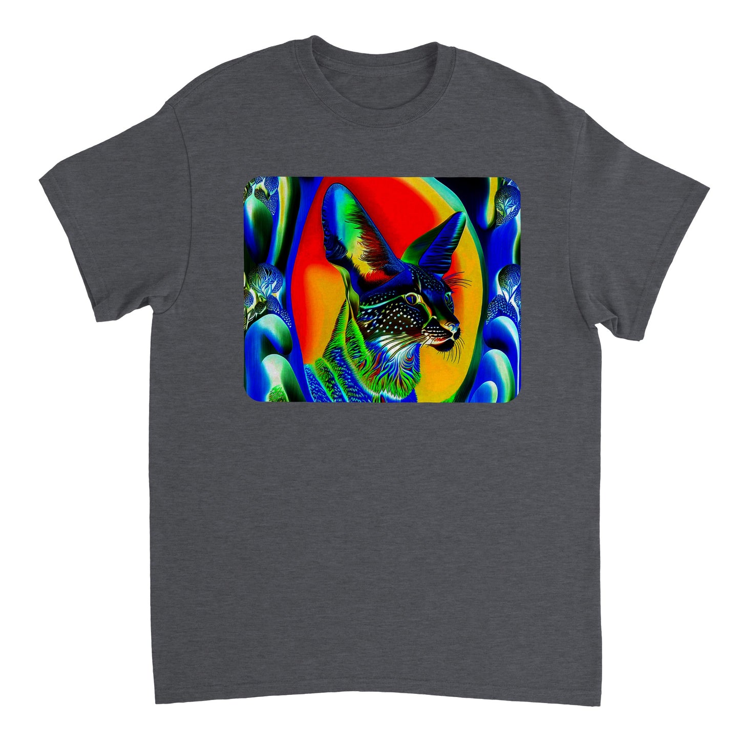 Rainbow Colors Animal - Heavyweight Unisex Crewneck T-shirt 18