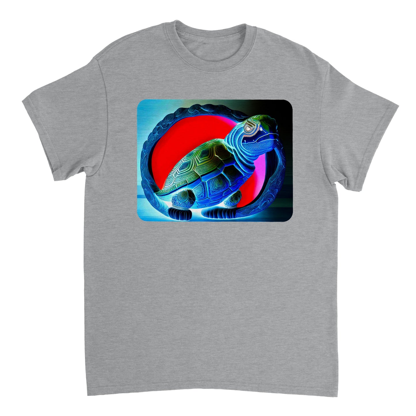 Rainbow Colors Animals - Heavyweight Unisex Crewneck T-shirt 24
