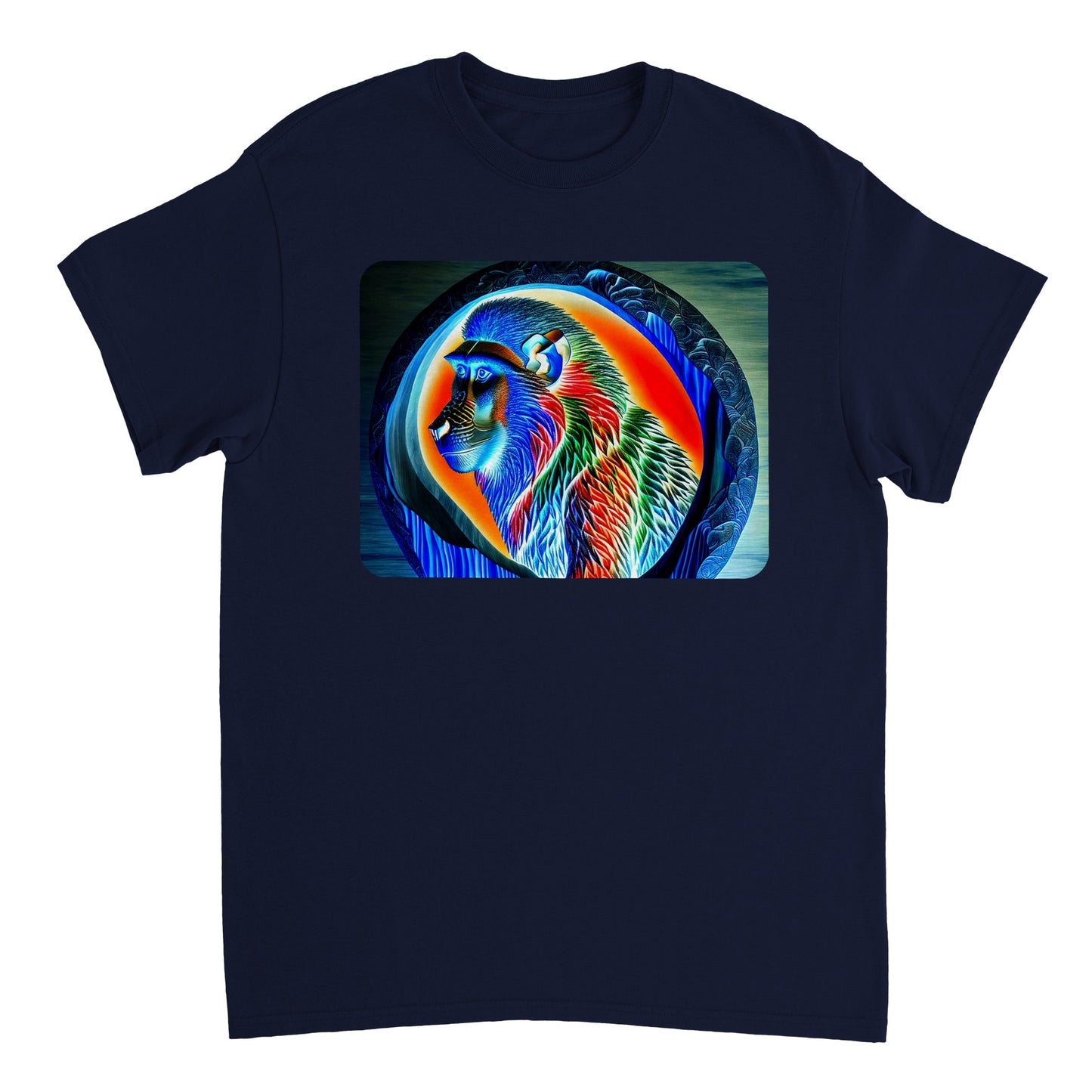 Rainbow Colors Animal - Heavyweight Unisex Crewneck T-shirt 7