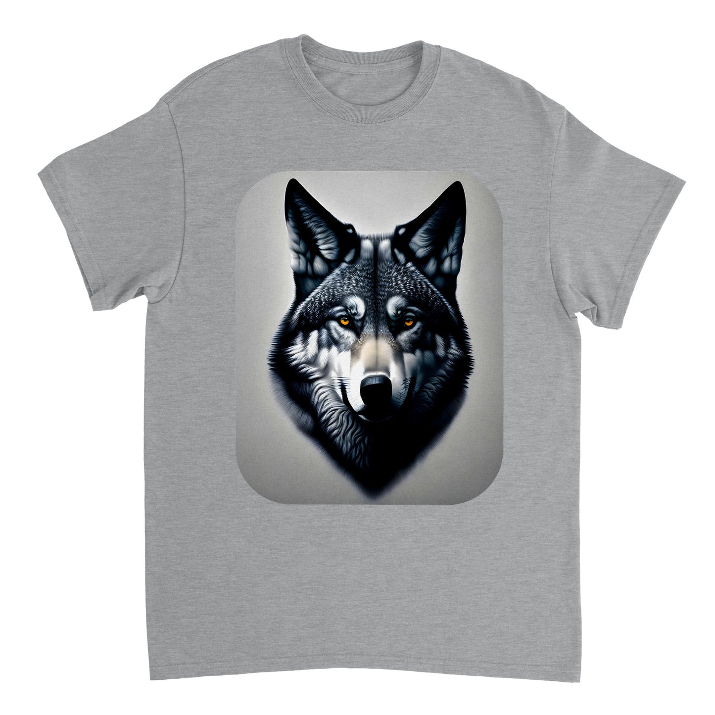 Animal Pencil Art - Heavyweight Unisex Crewneck T-shirt 1