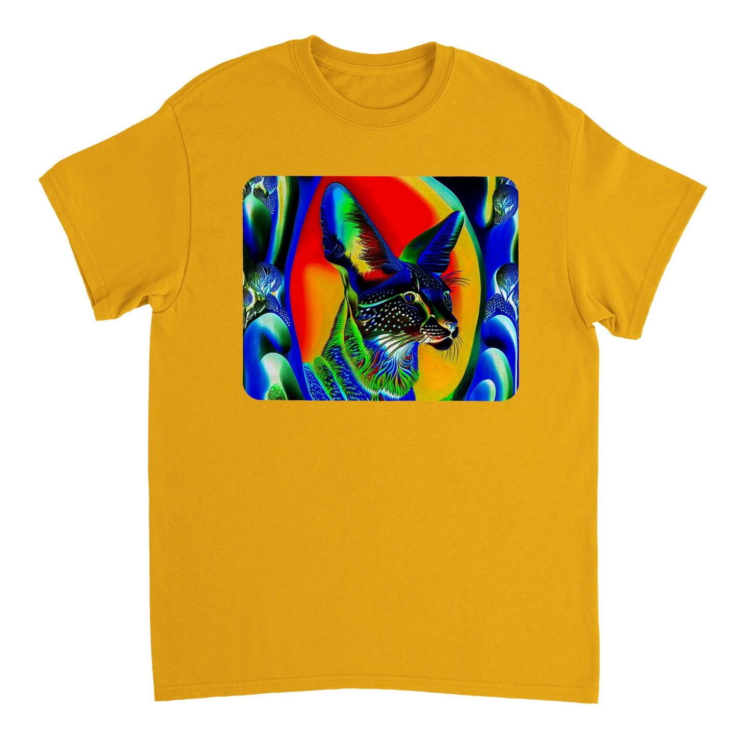 Rainbow Colors Animal - Heavyweight Unisex Crewneck T-shirt 18