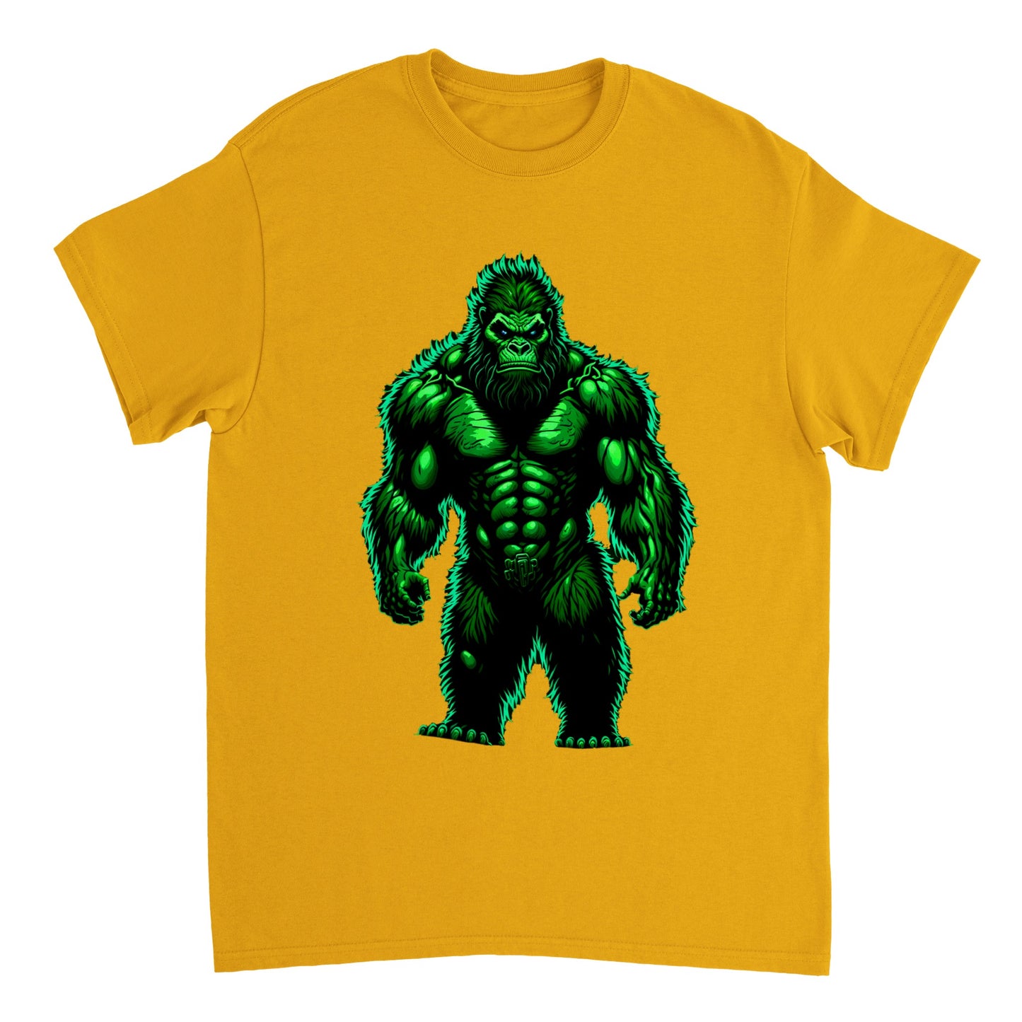 3D Bigfoot Art - Heavyweight Unisex Crewneck T-shirt 36