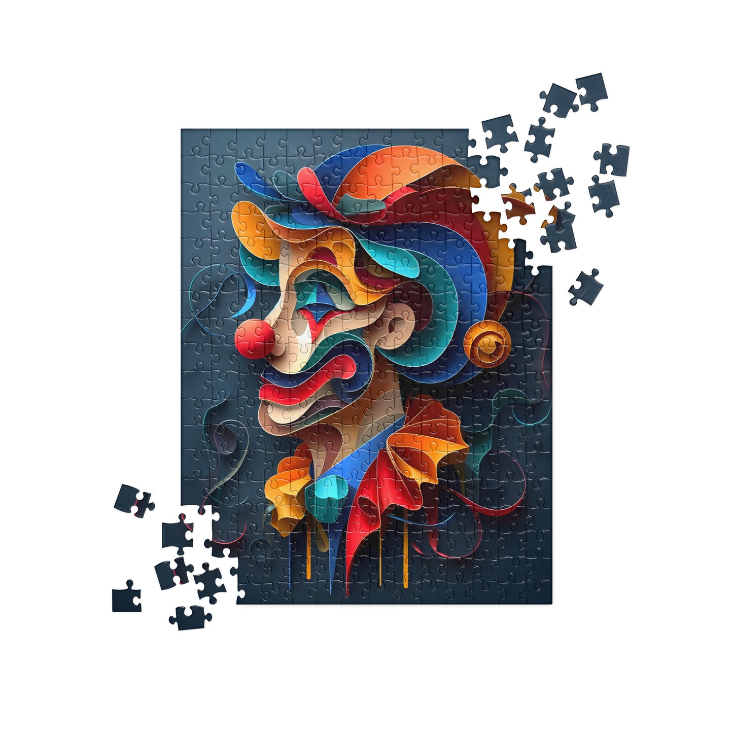 Magical 3D Clown - Jigsaw Puzzle #1