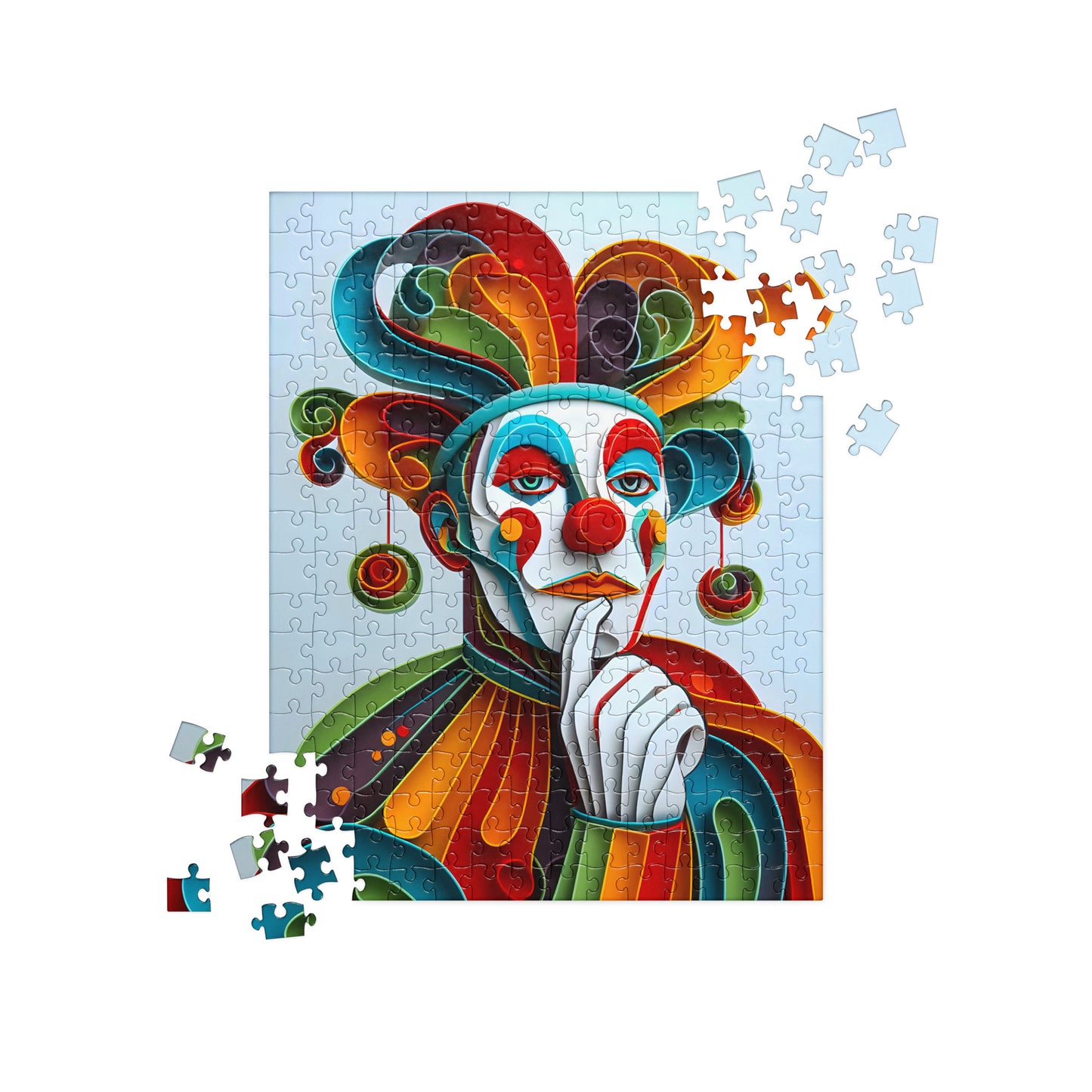 Magical 3D Clown - Jigsaw Puzzle #10