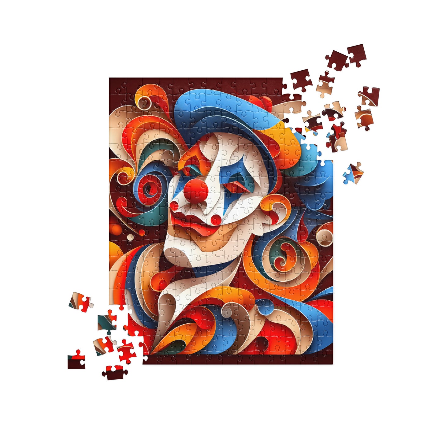 Magical 3D Clown - Jigsaw Puzzle #18