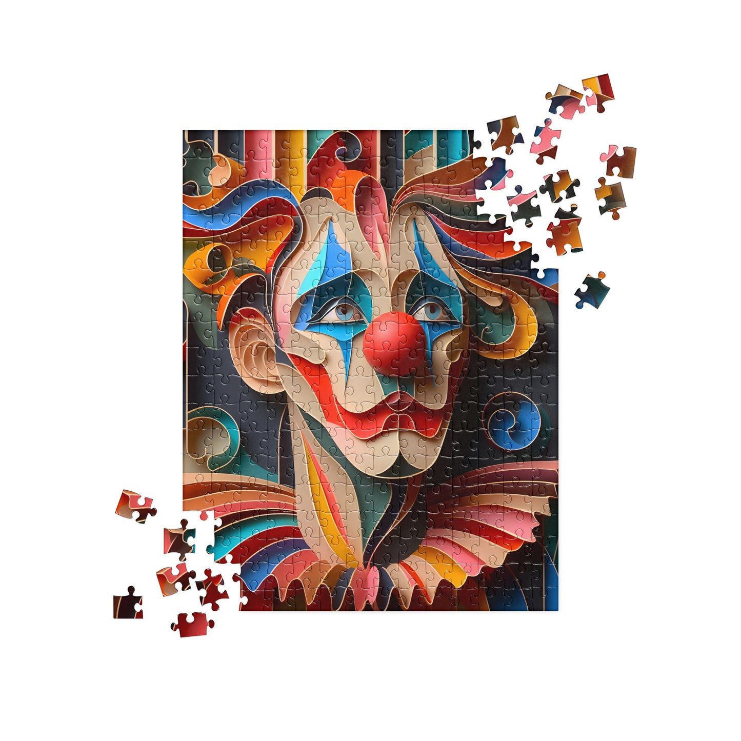 Magical 3D Clown - Jigsaw Puzzle #21