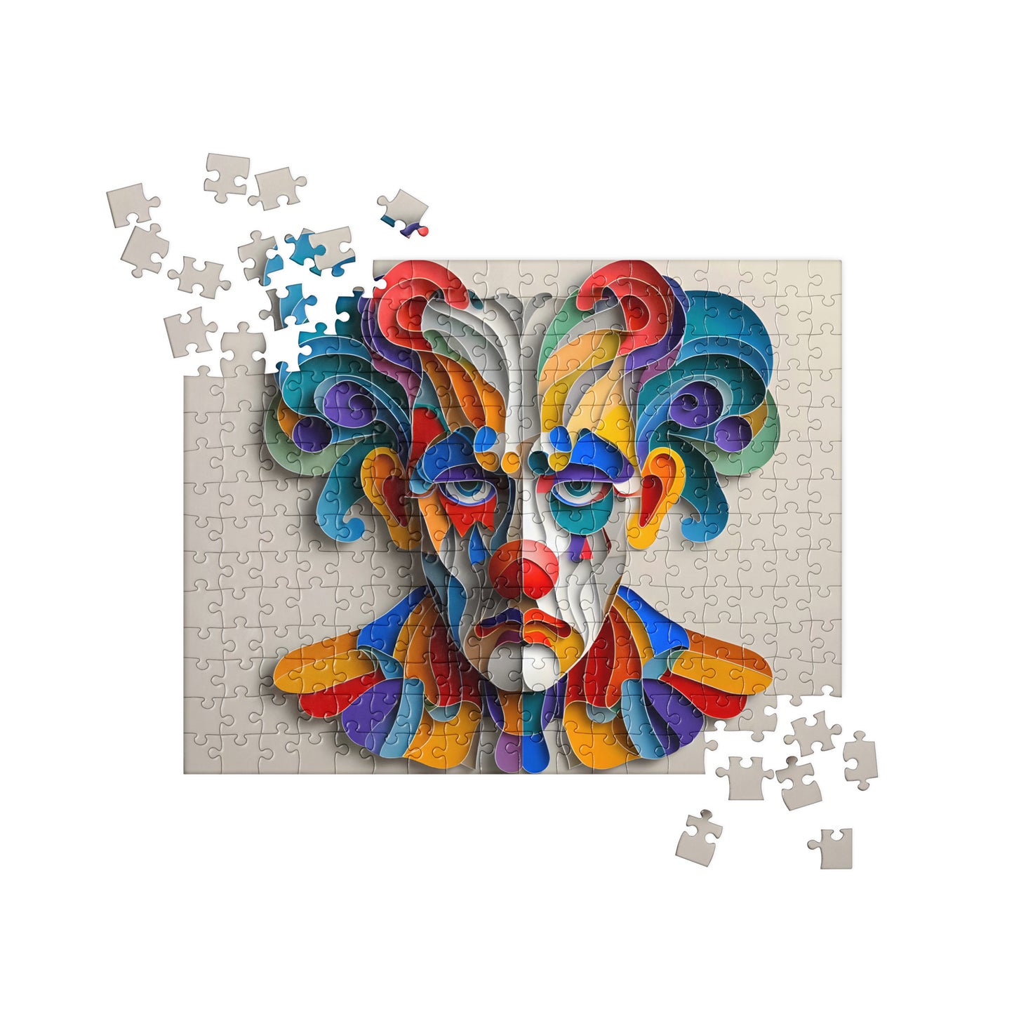 Magical 3D Clown - Jigsaw Puzzle #23