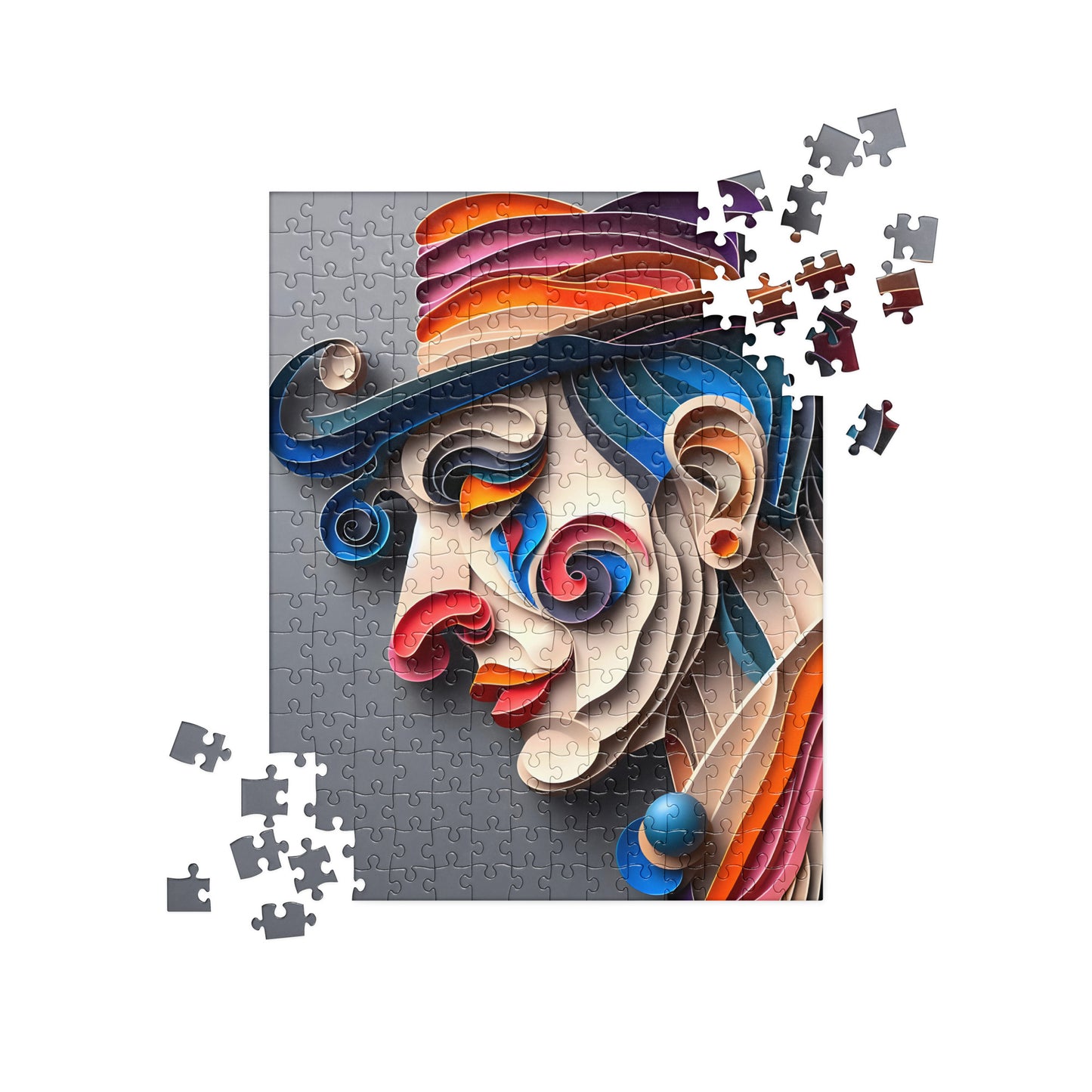 Magical 3D Clown - Jigsaw Puzzle #25