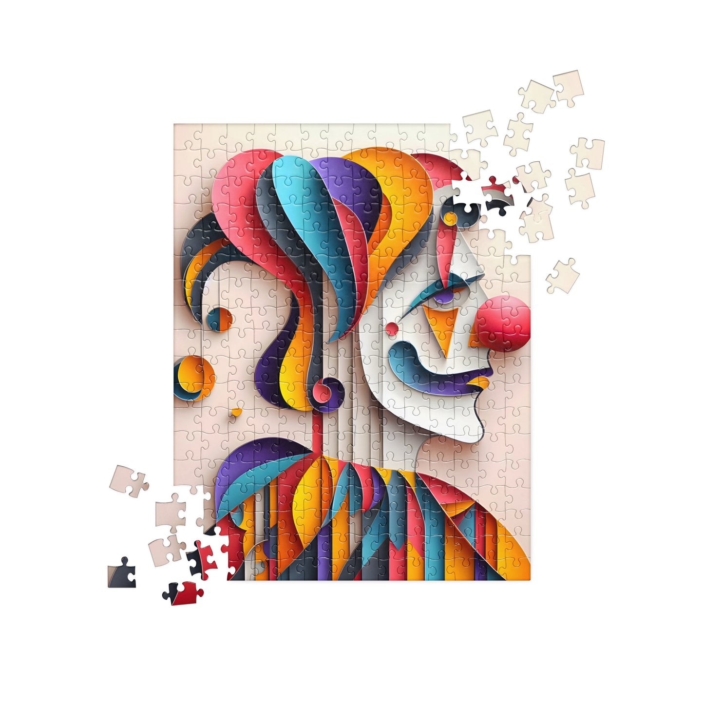 Magical 3D Clown - Jigsaw Puzzle #27