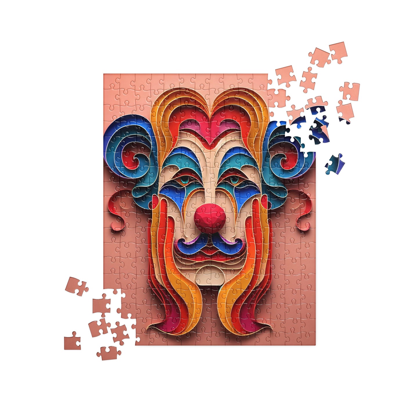 Magical 3D Clown - Jigsaw Puzzle #28
