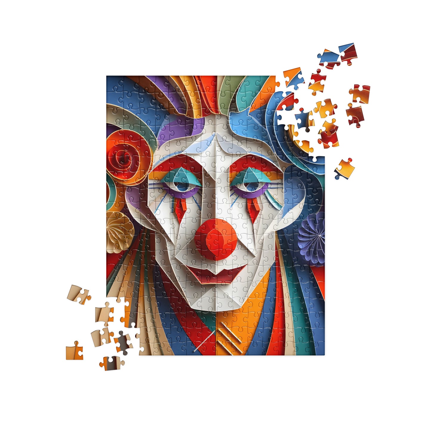 Magical 3D Clown - Jigsaw Puzzle #31