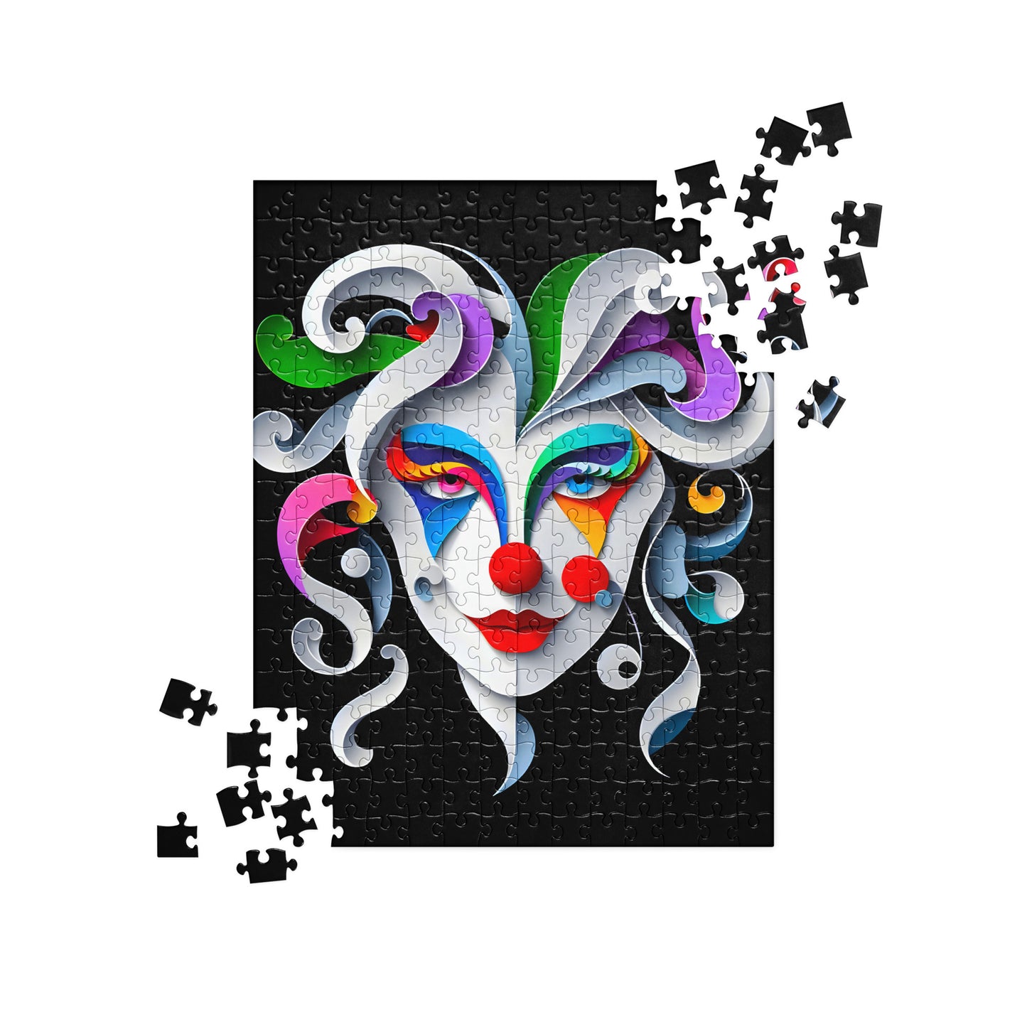Magical 3D Clown - Jigsaw Puzzle #33