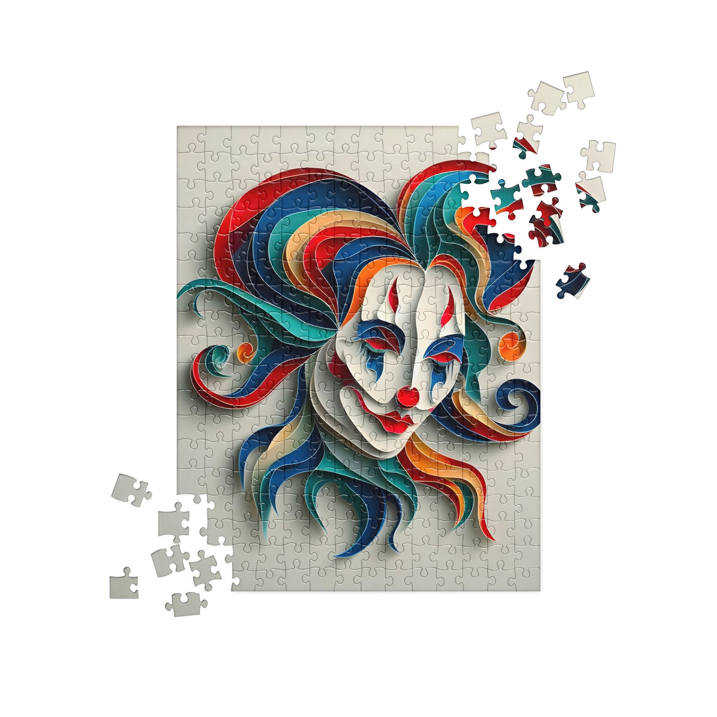 Magical 3D Clown - Jigsaw Puzzle #41