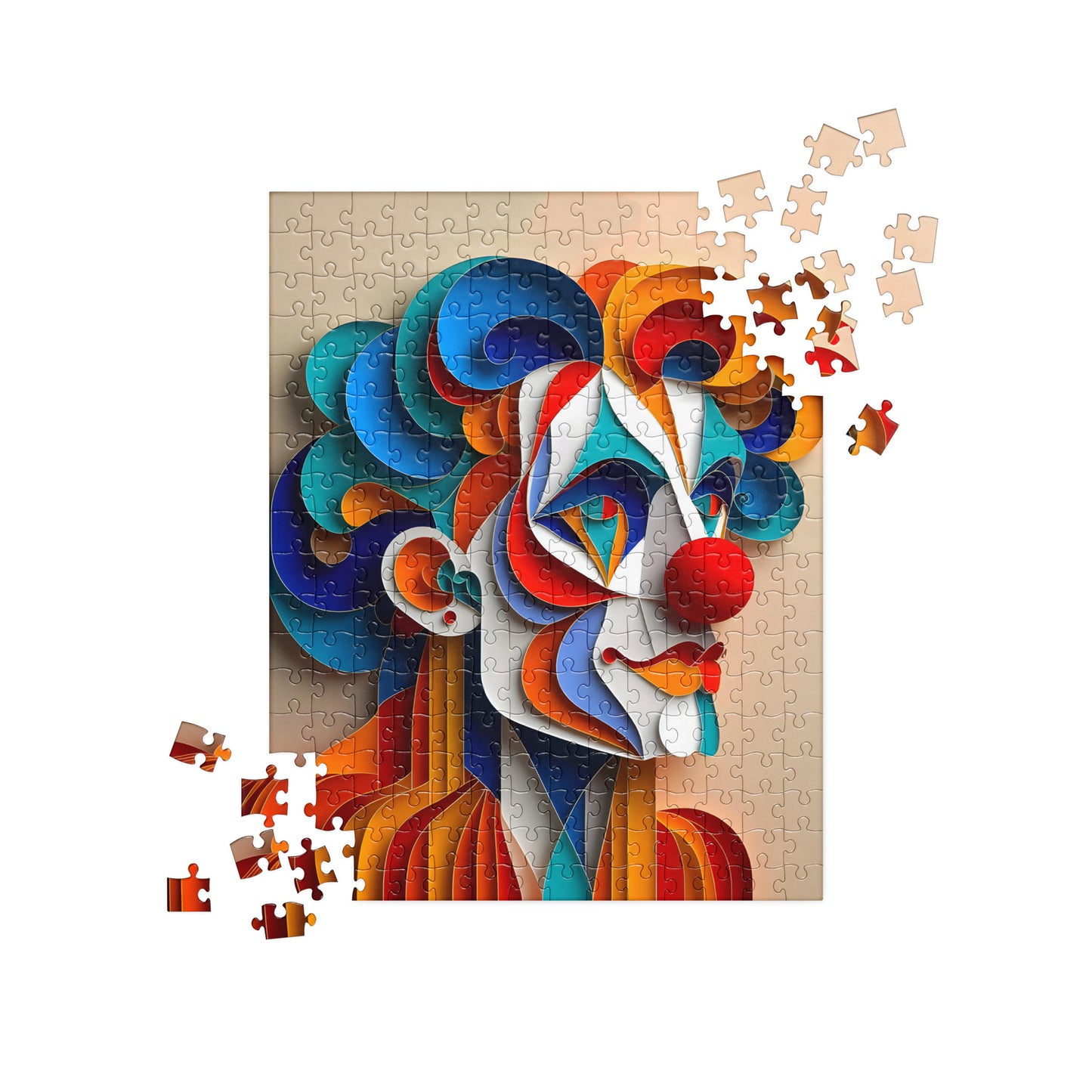 Magical 3D Clown - Jigsaw Puzzle #42